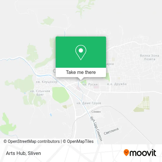 Arts Hub map