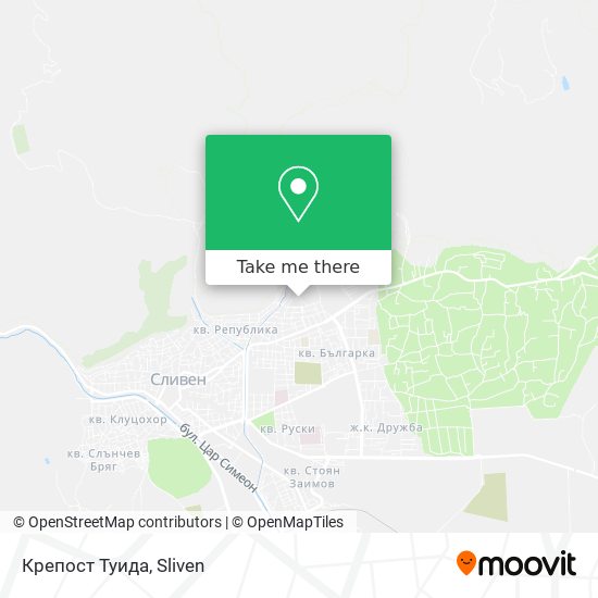 Крепост Туида map