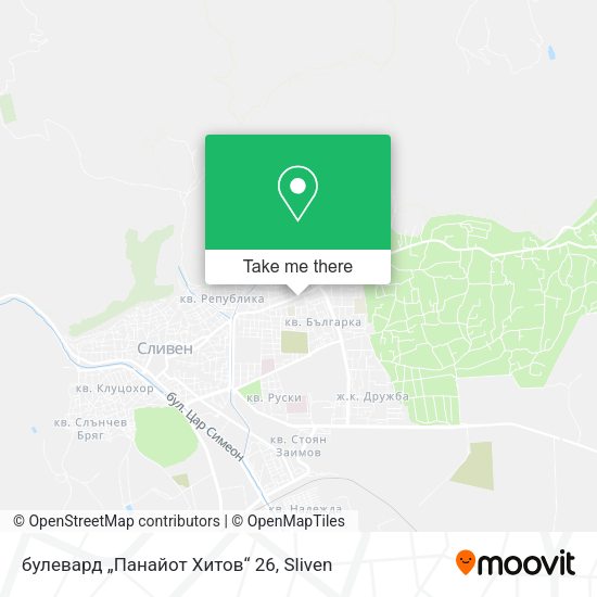 булевард „Панайот Хитов“ 26 map
