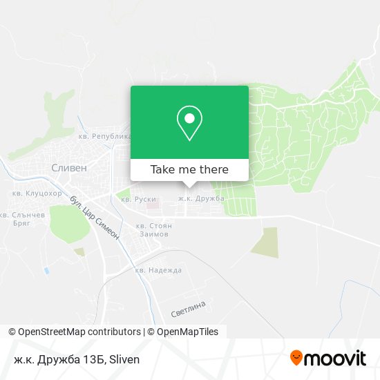 ж.к. Дружба 13Б map