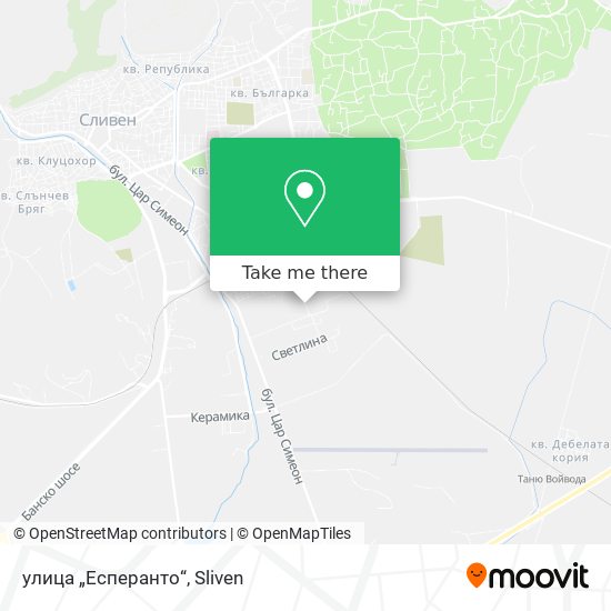 улица „Есперанто“ map
