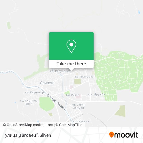 улица „Гаговец“ map