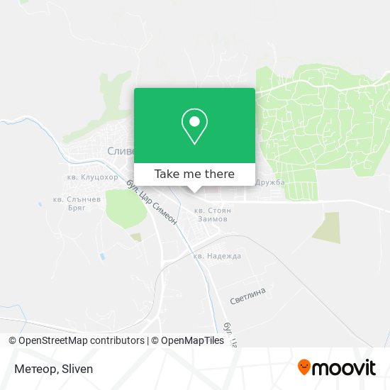 Карта Метеор