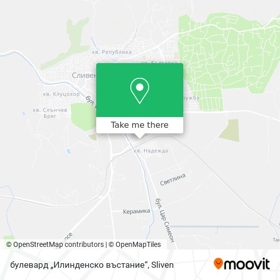 булевард „Илинденско въстание“ map