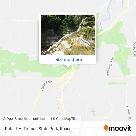 Robert Treman State Park Map How To Get To Robert H. Treman State Park In Ithaca By Bus?