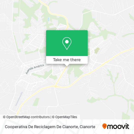 Cooperativa De Reciclagem De Cianorte map