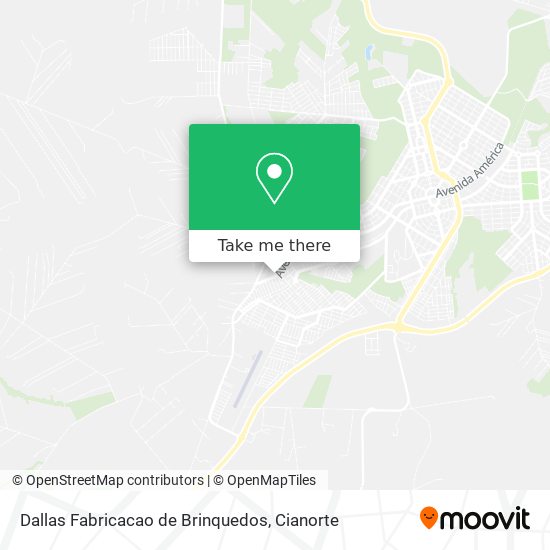 Dallas Fabricacao de Brinquedos map