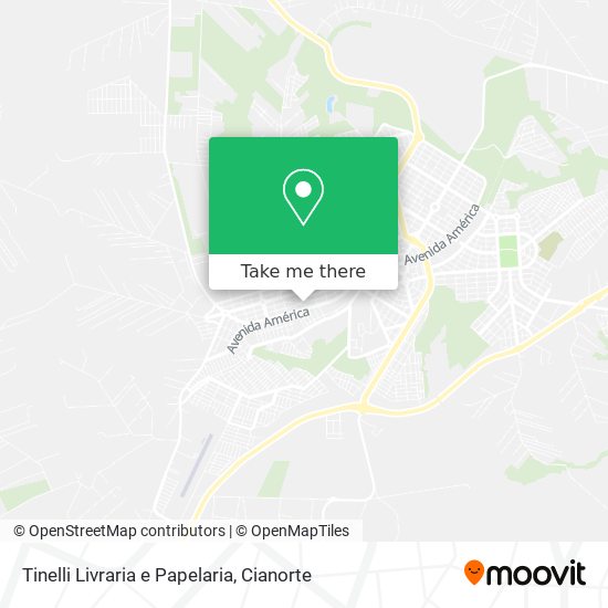 Mapa Tinelli Livraria e Papelaria