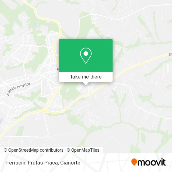 Ferracini Frutas Praca map