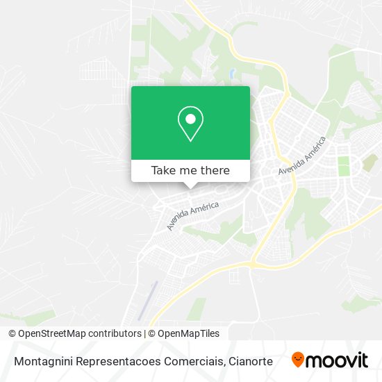 Mapa Montagnini Representacoes Comerciais