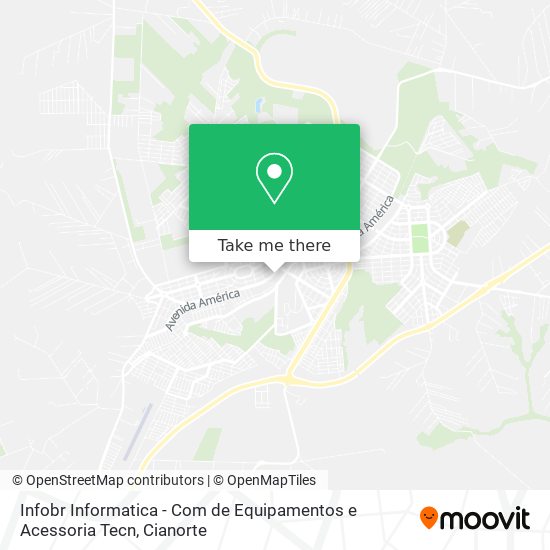 Infobr Informatica - Com de Equipamentos e Acessoria Tecn map