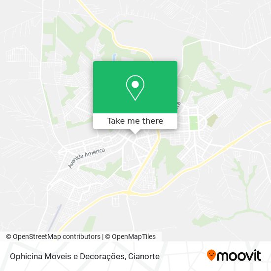 Ophicina Moveis e Decorações map