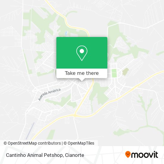 Cantinho Animal Petshop map