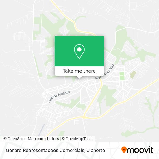 Genaro Representacoes Comerciais map