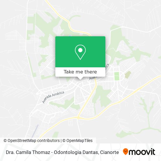 Dra. Camila Thomaz - Odontologia Dantas map