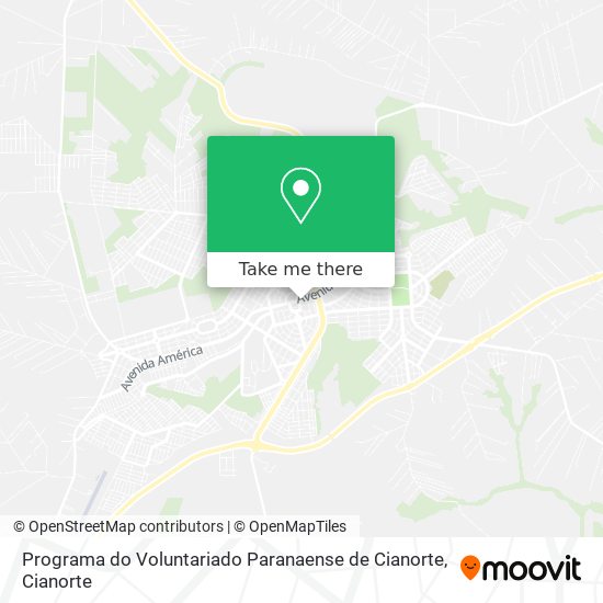 Programa do Voluntariado Paranaense de Cianorte map