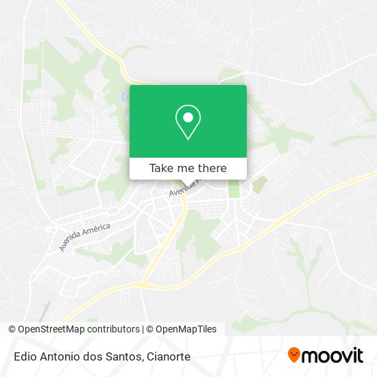 Mapa Edio Antonio dos Santos