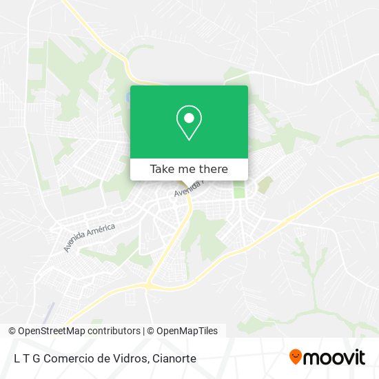 L T G Comercio de Vidros map