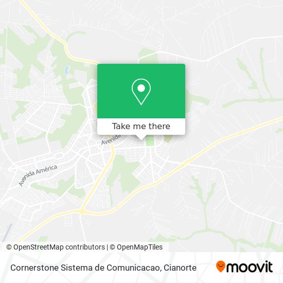 Cornerstone Sistema de Comunicacao map