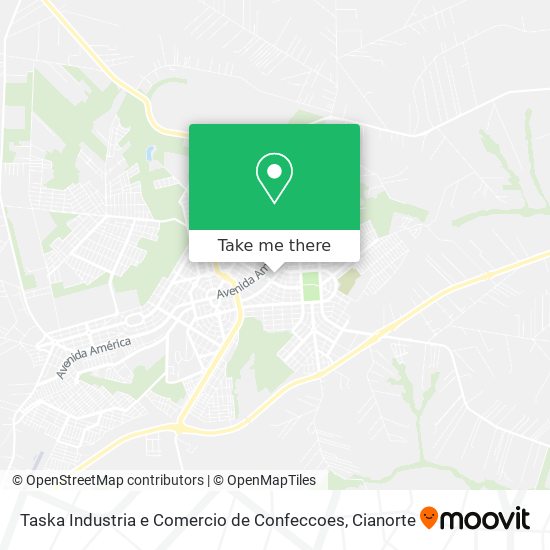 Mapa Taska Industria e Comercio de Confeccoes