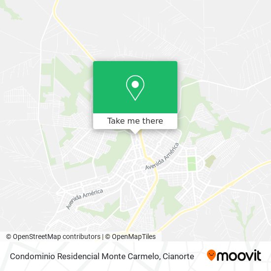 Mapa Condominio Residencial Monte Carmelo