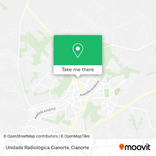 Unidade Radiológica Cianorte map