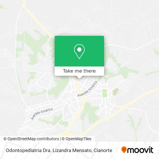 Odontopediatria Dra. Lizandra Mensato map