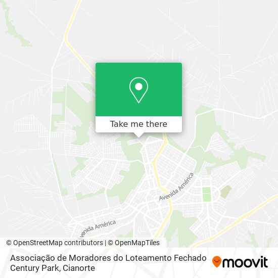 Associação de Moradores do Loteamento Fechado Century Park map