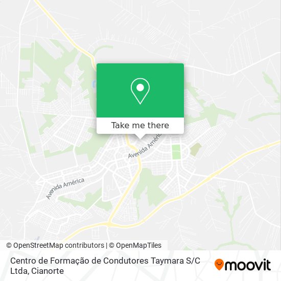Centro de Formação de Condutores Taymara S / C Ltda map