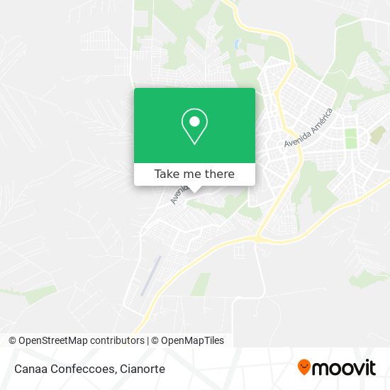 Canaa Confeccoes map