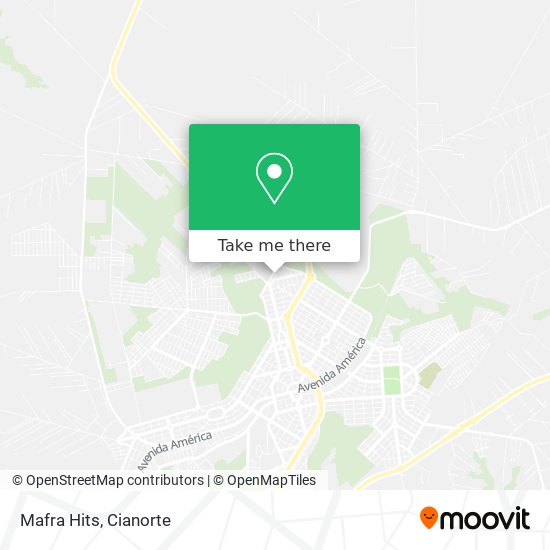 Mafra Hits map