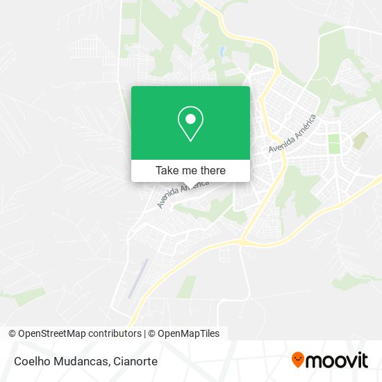 Coelho Mudancas map