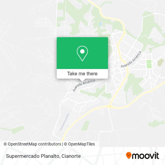 Mapa Supermercado Planalto