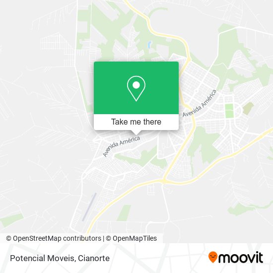 Potencial Moveis map