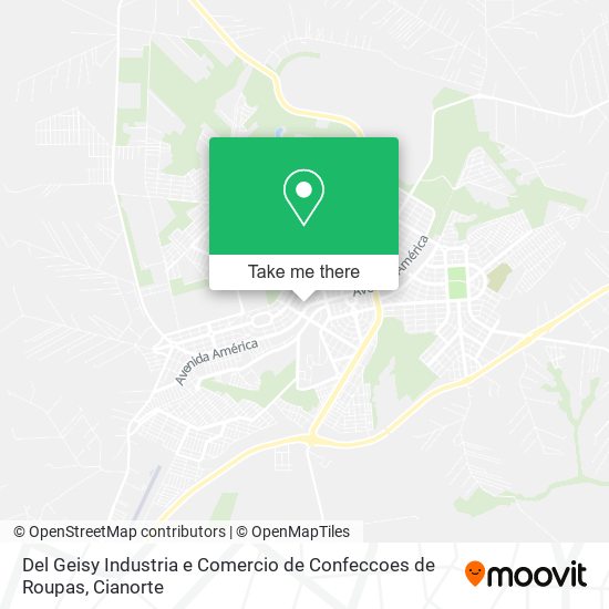 Del Geisy Industria e Comercio de Confeccoes de Roupas map