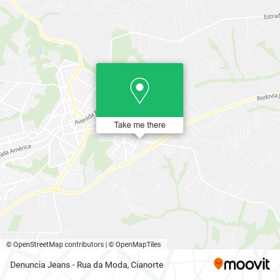 Mapa Denuncia Jeans - Rua da Moda