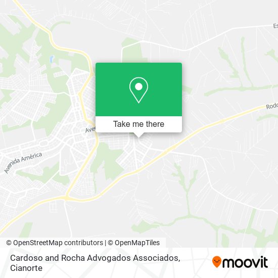 Mapa Cardoso and Rocha Advogados Associados