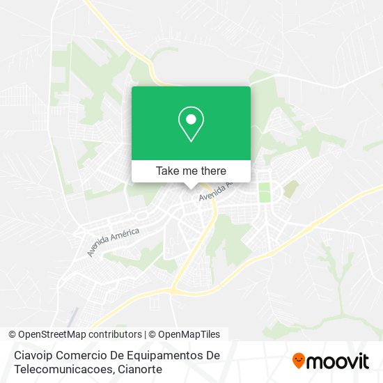 Ciavoip Comercio De Equipamentos De Telecomunicacoes map