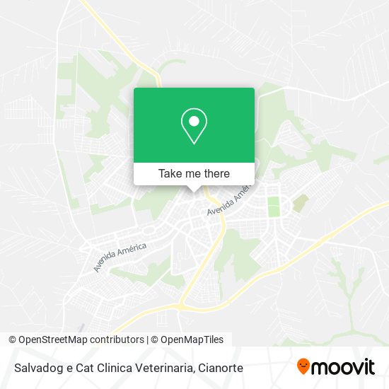 Mapa Salvadog e Cat Clinica Veterinaria
