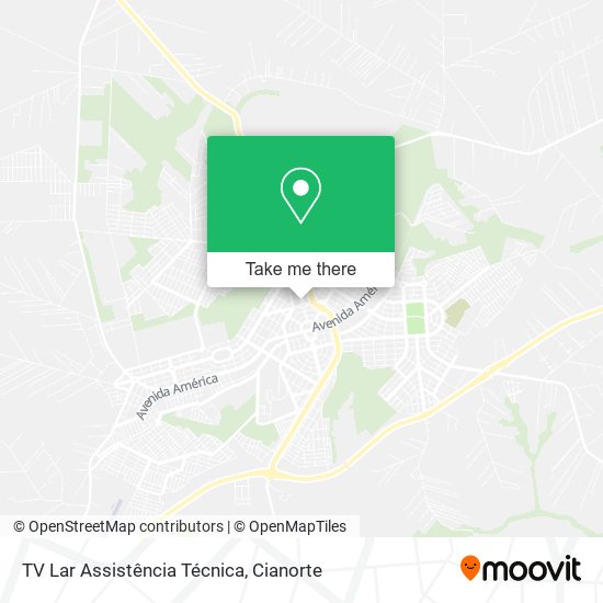 Mapa TV Lar Assistência Técnica