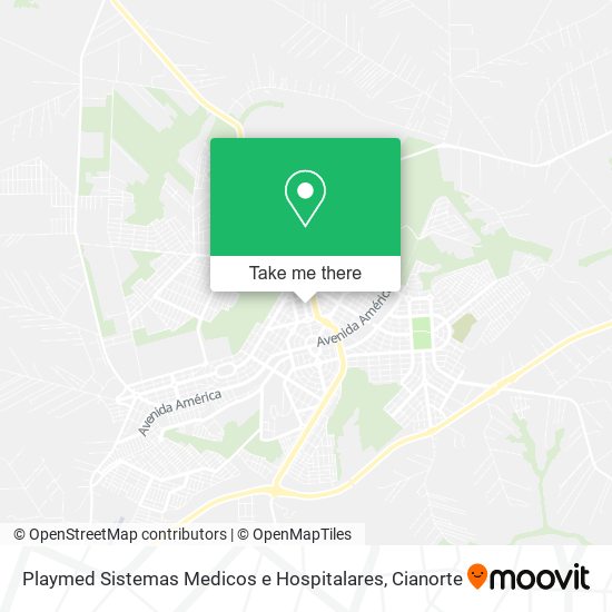 Playmed Sistemas Medicos e Hospitalares map