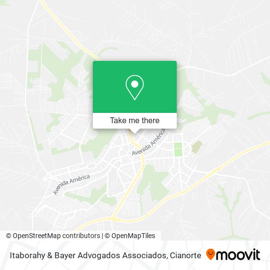 Mapa Itaborahy & Bayer Advogados Associados