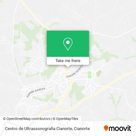 Centro de Ultrassonografia Cianorte map