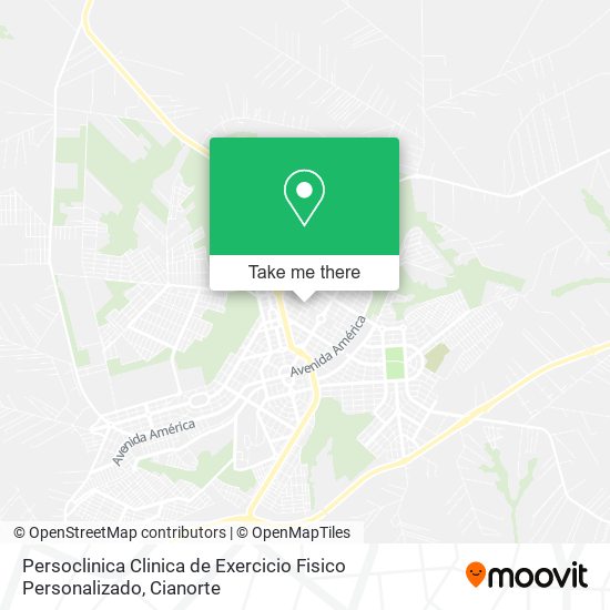 Persoclinica Clinica de Exercicio Fisico Personalizado map