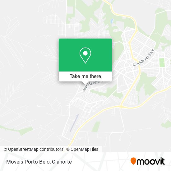 Mapa Moveis Porto Belo