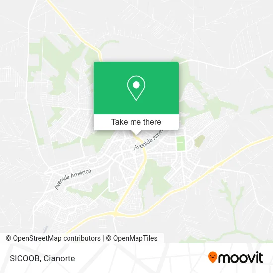 SICOOB map