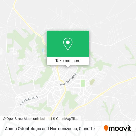 Mapa Anima Odontologia and Harmonizacao