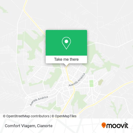 Comfort Viagem map