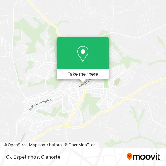 Ck Espetinhos map