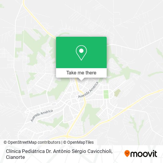 Clínica Pediátrica Dr. Antônio Sérgio Cavicchioli map